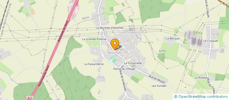 localisation de l'entreprise SARL FERRALU à ATTICHES