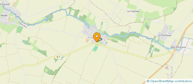 localisation de l'entreprise SARL FERRAND MACONNERIE  BRIOUX-SUR-BOUTONNE