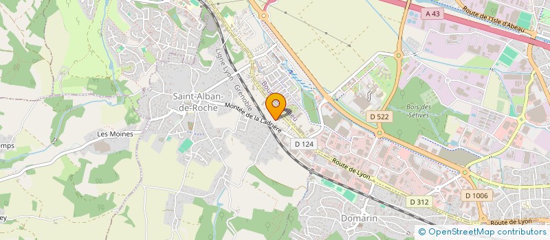 localisation de l'entreprise SARL FERRANDIZ  SAINT-ALBAN-DE-ROCHE