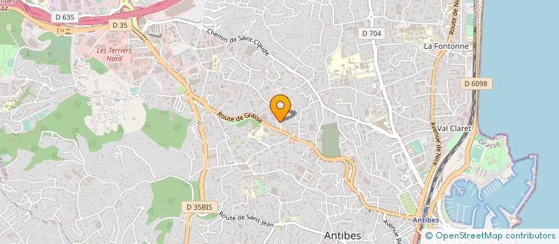 localisation de l'entreprise SARL FERRAPIE MICHEL à ANTIBES