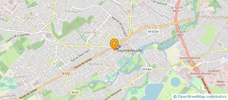 localisation de l'entreprise SARL FERRAS  TOURNEFEUILLE