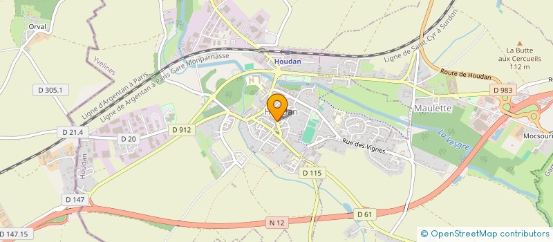 localisation de l'entreprise SARL FERRE à HOUDAN