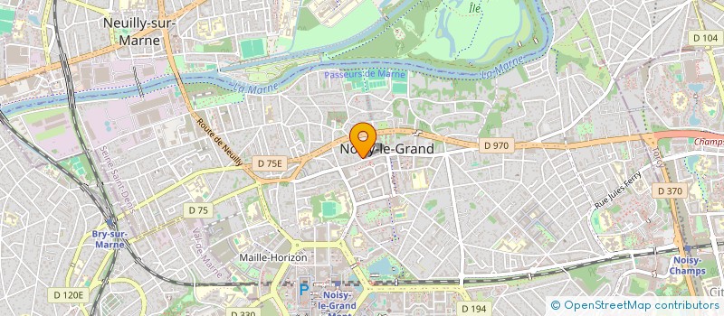 localisation de l'entreprise SARL FERREIRA BATIMENT  NOISY-LE-GRAND