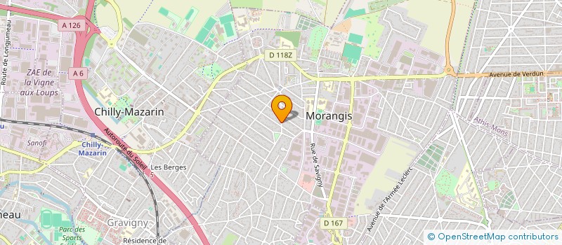 localisation de l'entreprise SARL FERREIRA CARLOS à MORANGIS