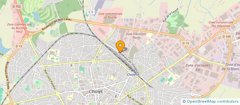localisation de l'entreprise SARL FERREIRA LA RUMBA à CHOLET