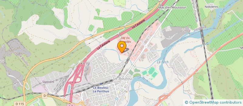 localisation de l'entreprise SARL FERRER  LE BOULOU