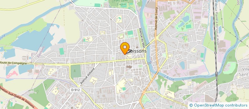 localisation de l'entreprise SARL FERRET à SOISSONS