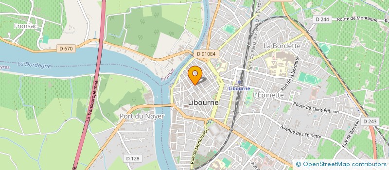 localisation de l'entreprise SARL FERRIER SIGNISKA  LIBOURNE