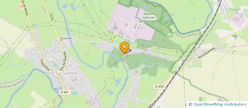 localisation de l'entreprise SARL FESTI VAL JM PYROTECHNIE  PONT-SUR-SAMBRE