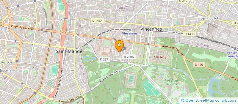 localisation de l'entreprise SARL FESTIVITY  VINCENNES