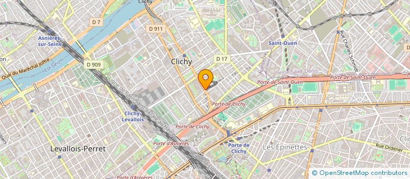 localisation de l'entreprise SARL FETHI à CLICHY