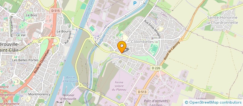 localisation de l'entreprise SARL FEUGUEROLLAISE PLOMBERIE CHAUFFAGE  COLOMBELLES