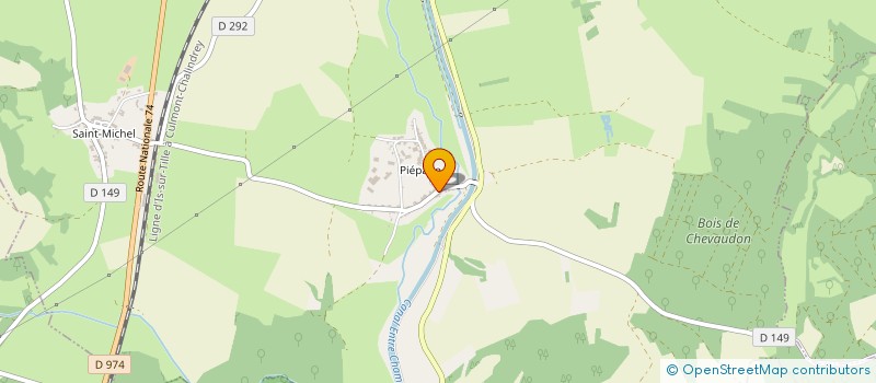 localisation de l'entreprise SARL FEUTRY à VILLEGUSIEN-LE-LAC