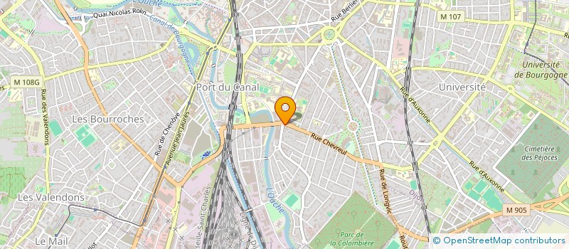localisation de l'entreprise SARL FEVRET à DIJON