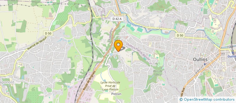 localisation de l'entreprise SARL FF 69  SAINT-GENIS-LAVAL