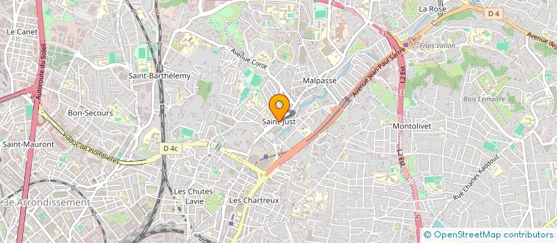 localisation de l'entreprise SARL FFC FABIENNE FORTUNEE CELINE  MARSEILLE