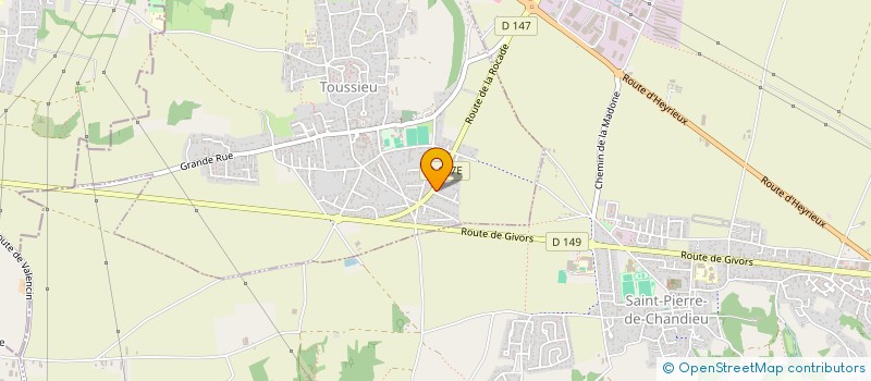 localisation de l'entreprise SARL FGM  TOUSSIEU