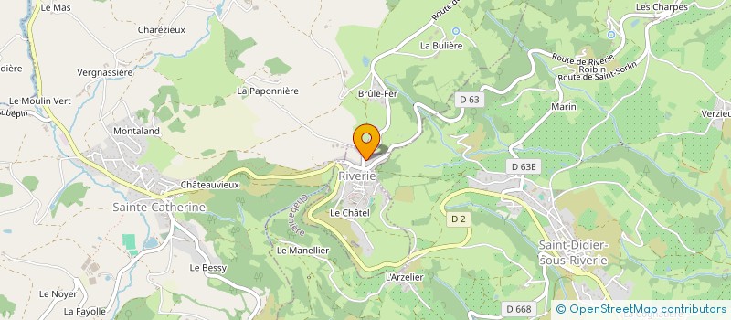 localisation de l'entreprise SARL FGTP à CHABANIERE