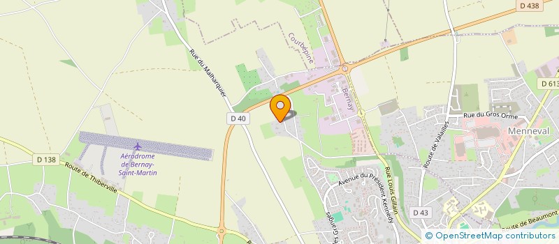 localisation de l'entreprise SARL FH.CONSEILS  BERNAY