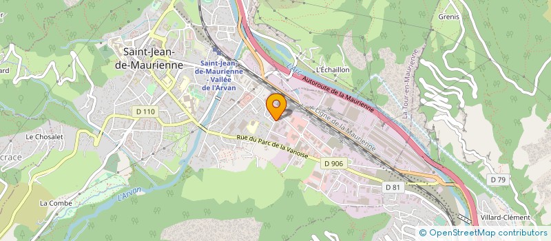 localisation de l'entreprise SARL FIAT LUX à SAINT-JEAN-DE-MAURIENNE
