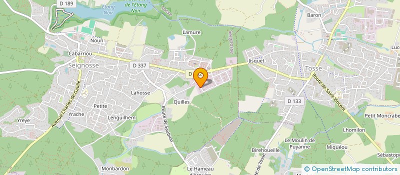 localisation de l'entreprise SARL FIBA  SEIGNOSSE