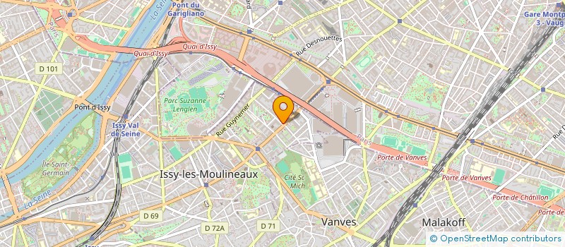 localisation de l'entreprise SARL FIBRANET à ISSY-LES-MOULINEAUX