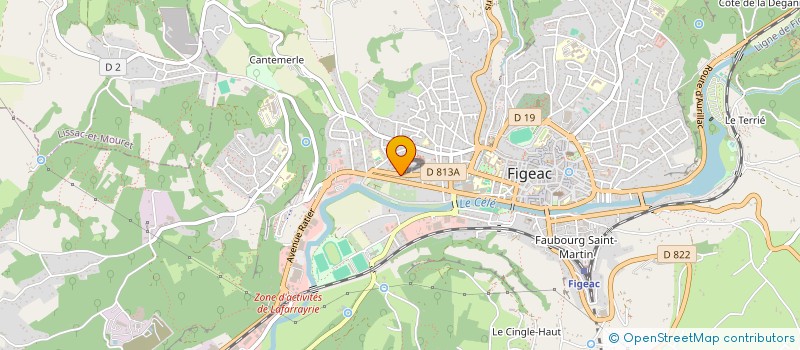 localisation de l'entreprise SARL FICAP  FIGEAC