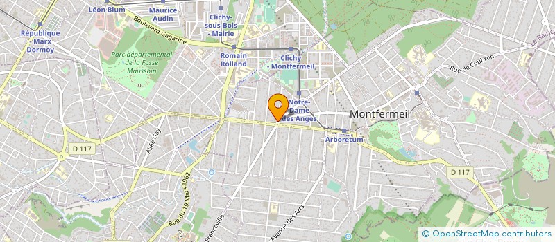 localisation de l'entreprise SARL FIDAN à MONTFERMEIL