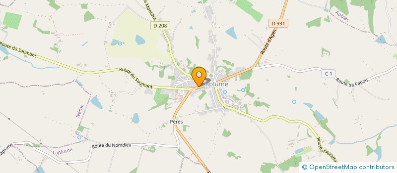 localisation de l'entreprise SARL FIDELIS DENIS  LAPLUME