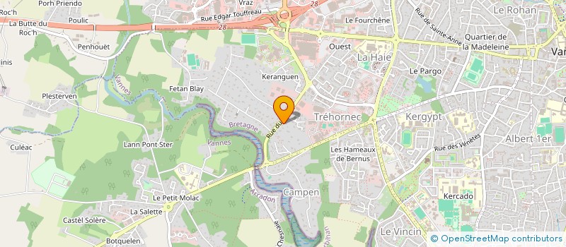 localisation de l'entreprise SARL FIDIM  VANNES