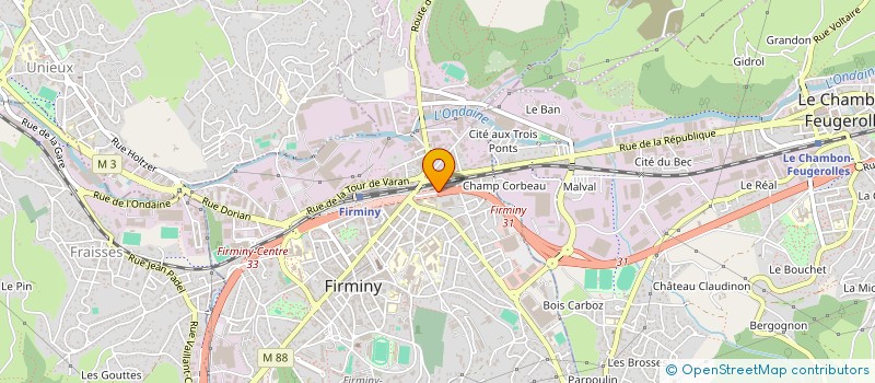 localisation de l'entreprise SARL FIDIS à FIRMINY