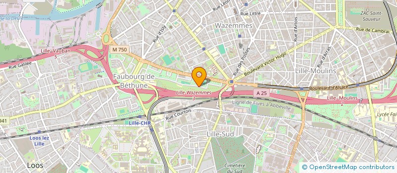 localisation de l'entreprise SARL FIDUCIAIRE A.T.M à LILLE