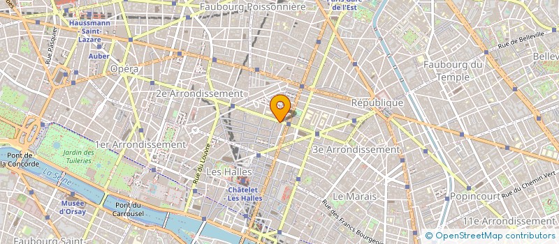 localisation de l'entreprise SARL FIDUCIAIRE BACHAUMONT  PARIS