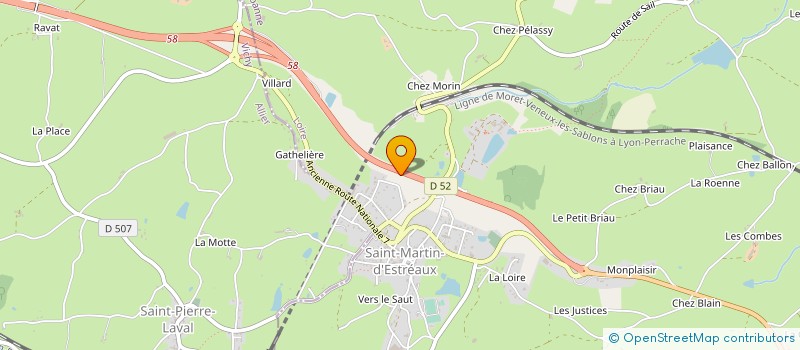 localisation de l'entreprise SARL FILIERI  SAINT-MARTIN-D ESTREAUX