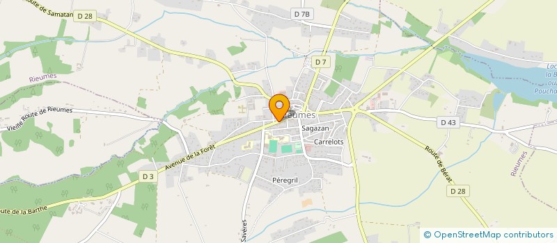 localisation de l'entreprise SARL FILIPE à RIEUMES