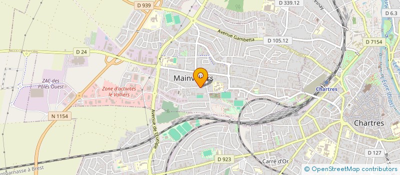 localisation de l'entreprise SARL FILO FOUR à MAINVILLIERS