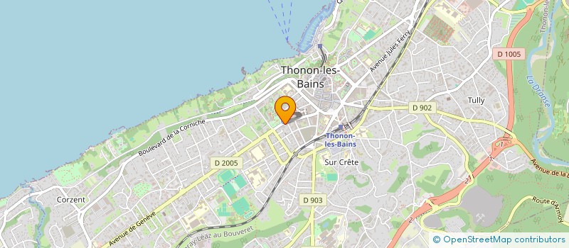 localisation de l'entreprise SARL FILS MAYER à THONON-LES-BAINS