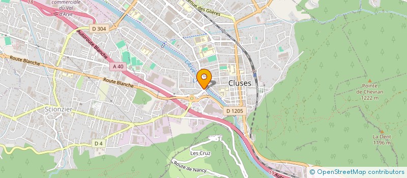 localisation de l'entreprise SARL FIMAAG  CLUSES