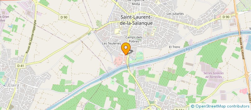 localisation de l'entreprise SARL FIMAR IMMOBILIER  SAINT-LAURENT-DE-LA-SALANQUE