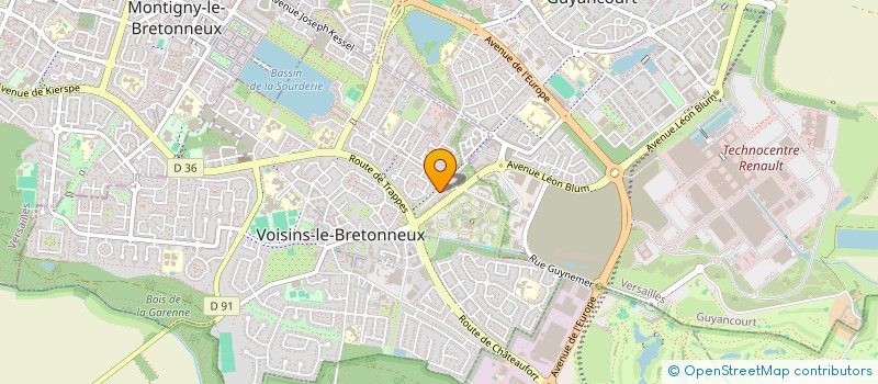 localisation de l'entreprise SARL FINANCE IMMO à VOISINS-LE-BRETONNEUX