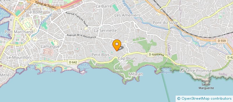 localisation de l'entreprise SARL FINANCIERE AVENIR BOGAERT à TOULON