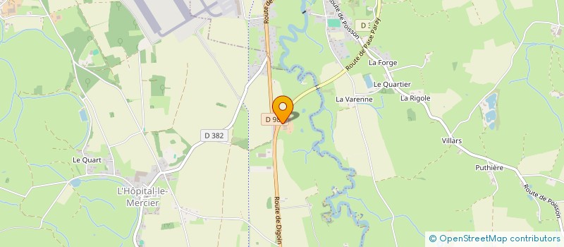 localisation de l'entreprise SARL FINANCIERE B.R.S.  SAINT-YAN