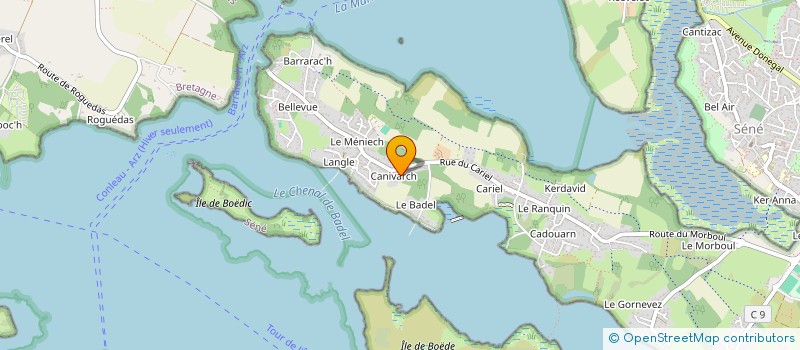 localisation de l'entreprise SARL FINANCIERE DE BOEDIC à SENE