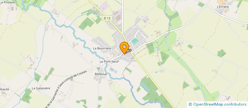 localisation de l'entreprise SARL FINANCIERE DE PAULX  PAULX