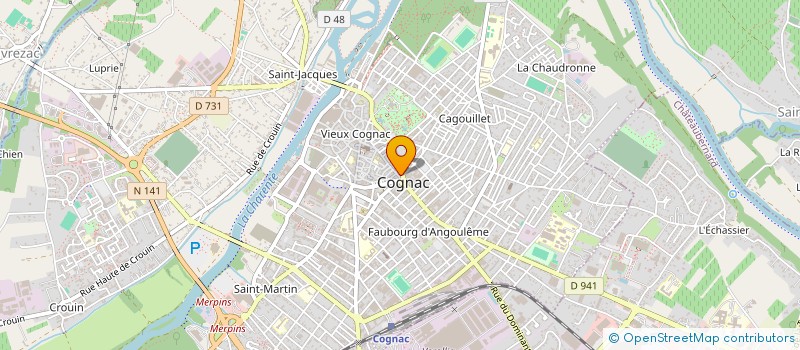 localisation de l'entreprise SARL FINANCIERE FANDORE à COGNAC