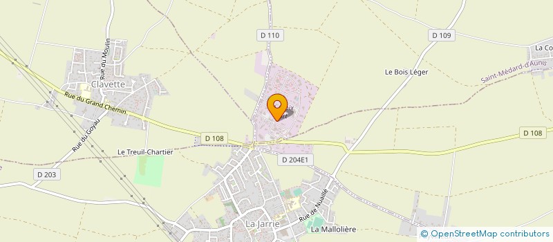 localisation de l'entreprise SARL FINANCIERE ICS AGRI  LA JARRIE