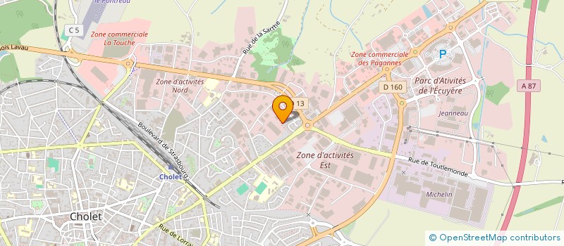 localisation de l'entreprise SARL FINANCIERE JNR à CHOLET