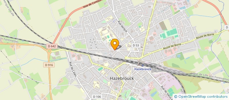 localisation de l'entreprise SARL FINANCIMMOBILIER à HAZEBROUCK