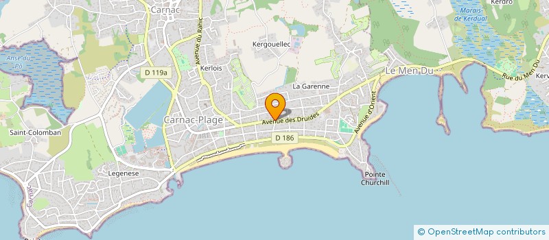 localisation de l'entreprise SARL FINIMMO  CARNAC