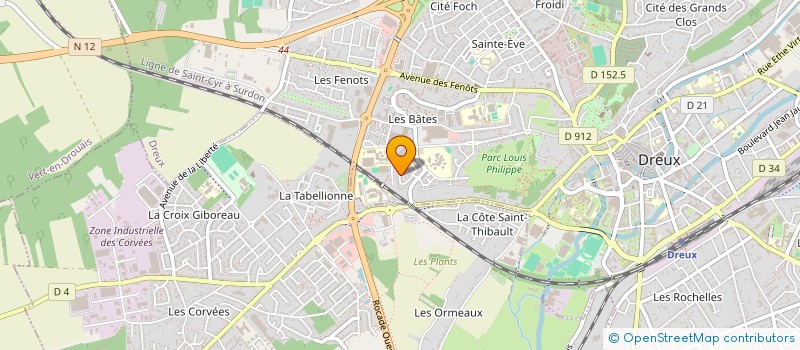 localisation de l'entreprise SARL FINITION RENOV à DREUX